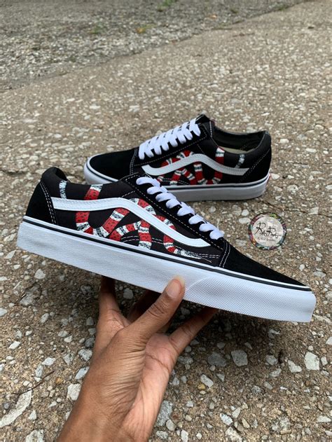 vans x gucci snake